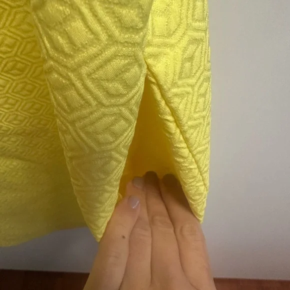 Sunny Yellow Ruffle Sleeve Mini Dress - Picture 6 of 8